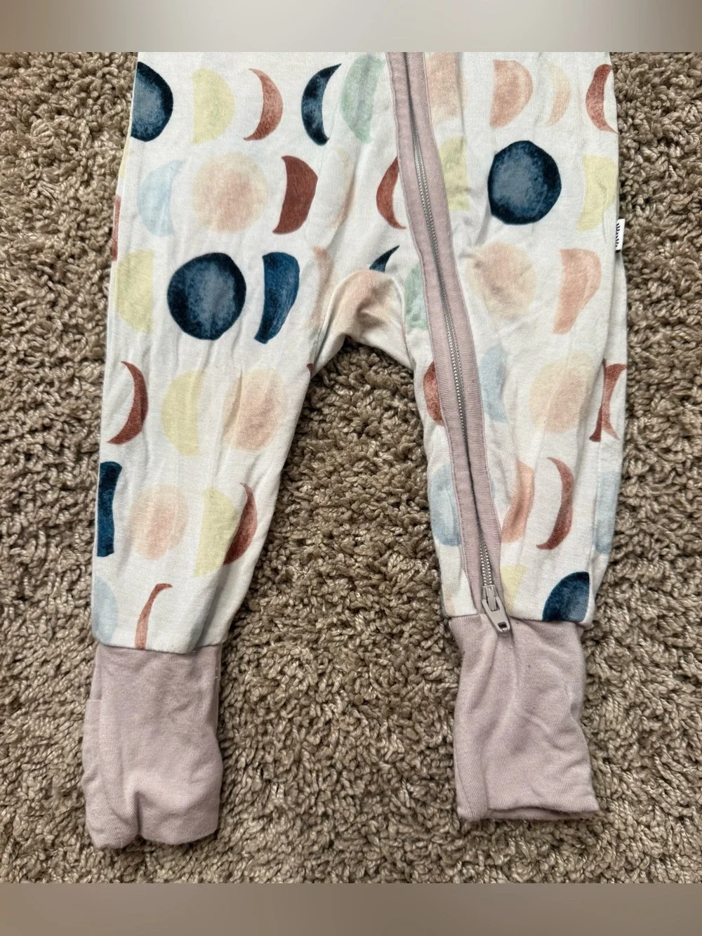 Little Sleepies Newborn Bamboo Moon Phase Convertible Zipper Sleeper